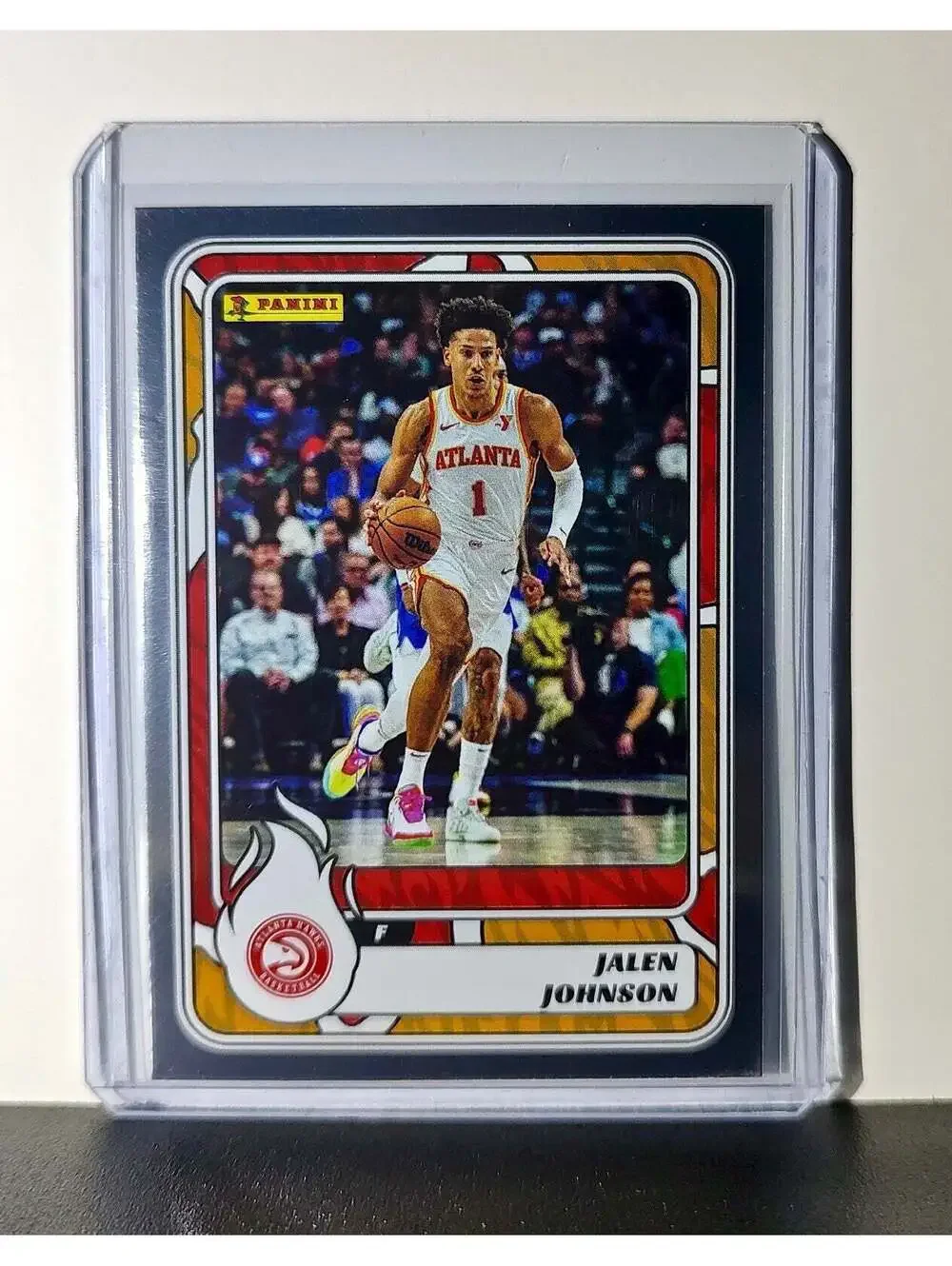 Jalen Johnson 2024-25 Panini NBA #58 Foil Sticker Card Atlanta Hawks